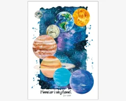 Sale Daells Bolighus Plakat Solsystemet 50x70 cm