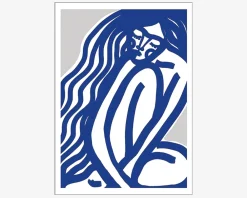 New Daells Bolighus Plakat The Silence Blue