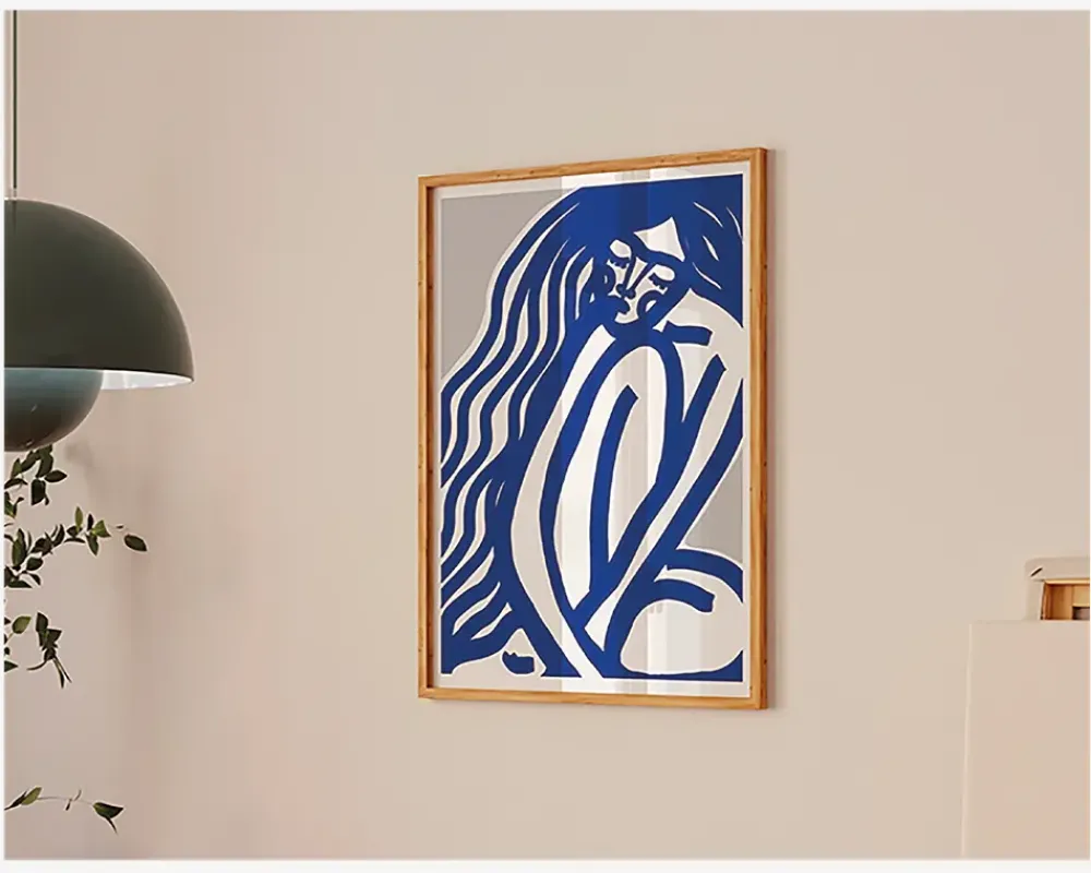 New Daells Bolighus Plakat The Silence Blue