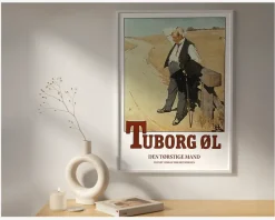 Discount Daells Bolighus Plakat Tuborg Manden