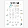 Daells Bolighus Plakat Vaskeguide A5