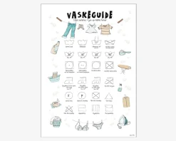 Daells Bolighus Plakat Vaskeguide A5