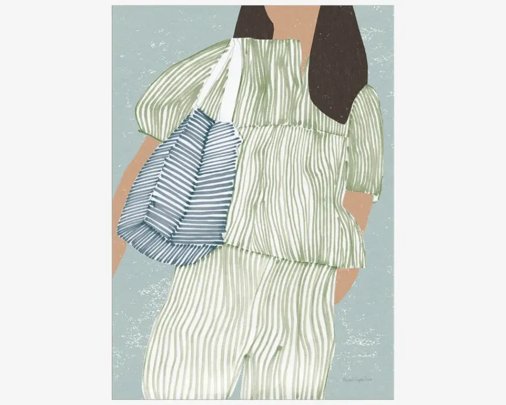 Daells Bolighus Plakat Wild Apple Striped 100x140 cm