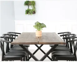 Discount Daells Bolighus Plankebord Idaho røgfarvet eg 95 x 190 cm