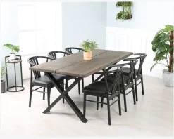 Discount Daells Bolighus Plankebord Idaho røgfarvet eg 95 x 190 cm