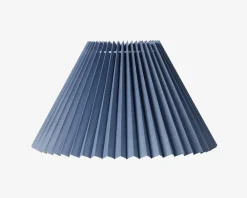 Outlet Daells Bolighus Plisseskærm Blå 17 cm