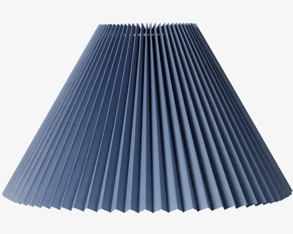 Outlet Daells Bolighus Plisseskærm Blå 30 cm