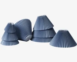 Discount Daells Bolighus Plisseskærm Blå 15 cm