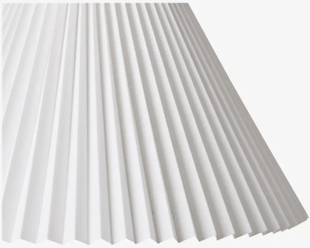 Discount Daells Bolighus Plisseskærm Hvid 25 cm