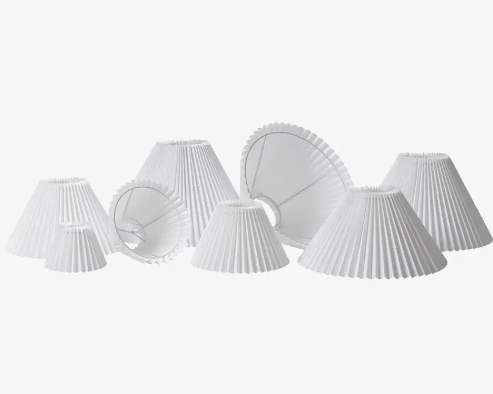 Discount Daells Bolighus Plisseskærm Hvid 25 cm