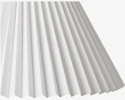 Daells Bolighus Plisseskærm Hvid 21 cm