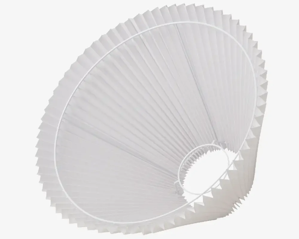 Online Daells Bolighus Plisseskærm Hvid 30 cm