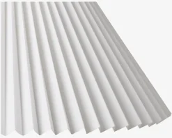 Outlet Daells Bolighus Plisseskærm Hvid 23 cm