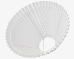 Outlet Daells Bolighus Plisseskærm Hvid 23 cm