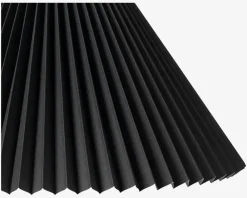 Hot Daells Bolighus Plisseskærm Sort 17 cm