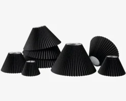 New Daells Bolighus Plisseskærm Sort 27 cm