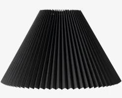 Outlet Daells Bolighus Plisseskærm Sort 30 cm