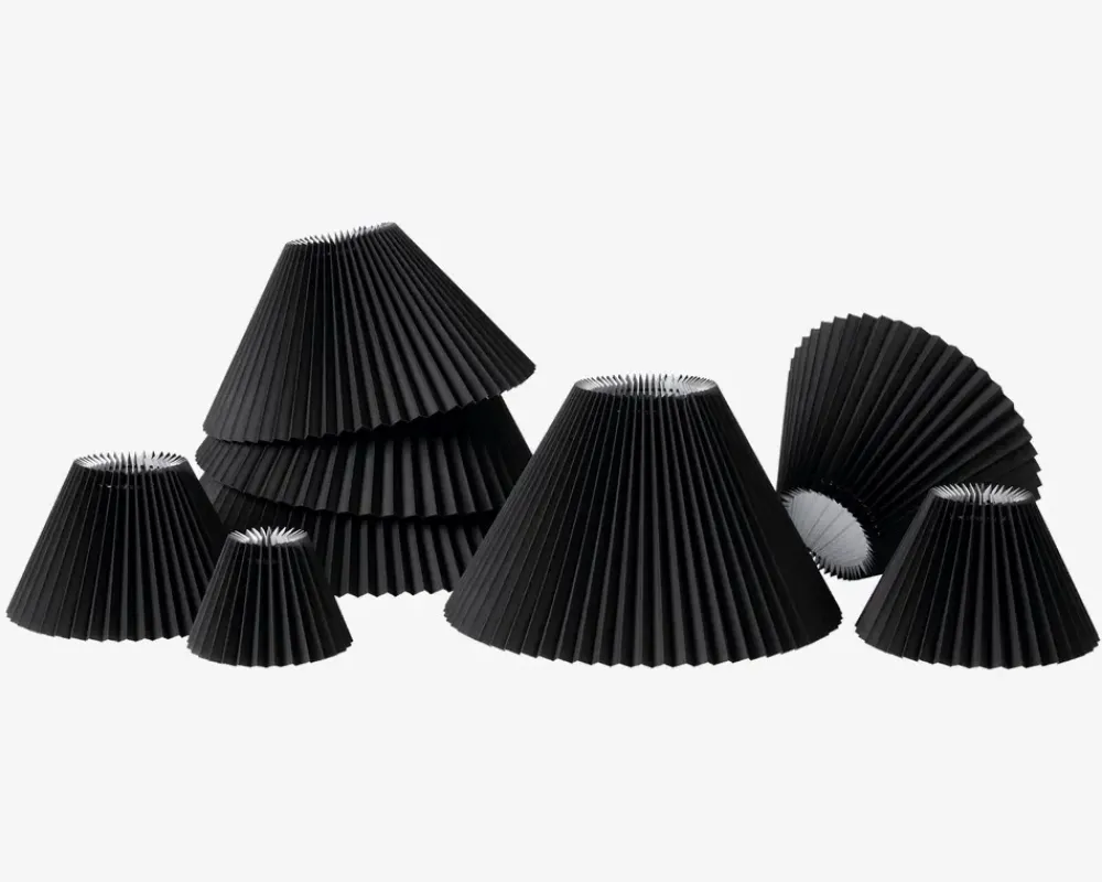 Sale Daells Bolighus Plisseskærm Sort 15 cm