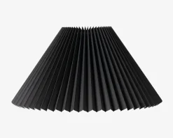 Hot Daells Bolighus Plisseskærm Sort 23 cm