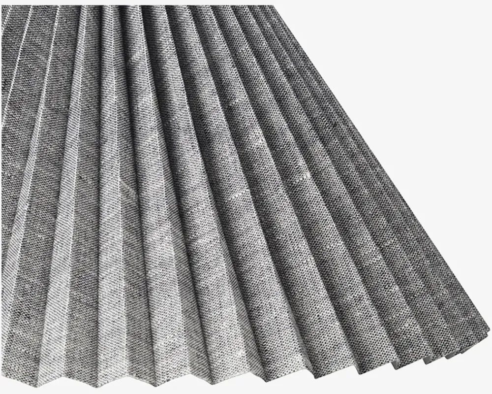 Hot Daells Bolighus Plisseskærm Sort Nistret 25 cm