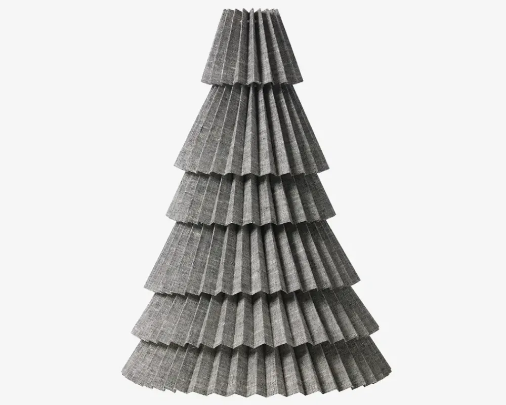 New Daells Bolighus Plisseskærm Sort Nistret 15 cm