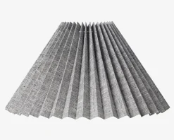 New Daells Bolighus Plisseskærm Sort Nistret 23 cm