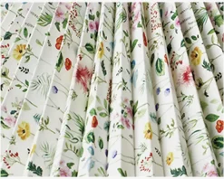 Hot Daells Bolighus Plisséskærm Blomster 21 cm Grøn