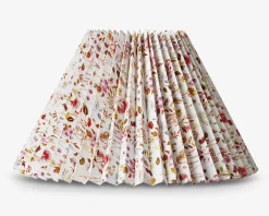 New Daells Bolighus Plisséskærm Blomster 21 cm Rød