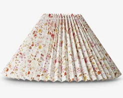 Discount Daells Bolighus Plisséskærm Blomster 23 cm Rød