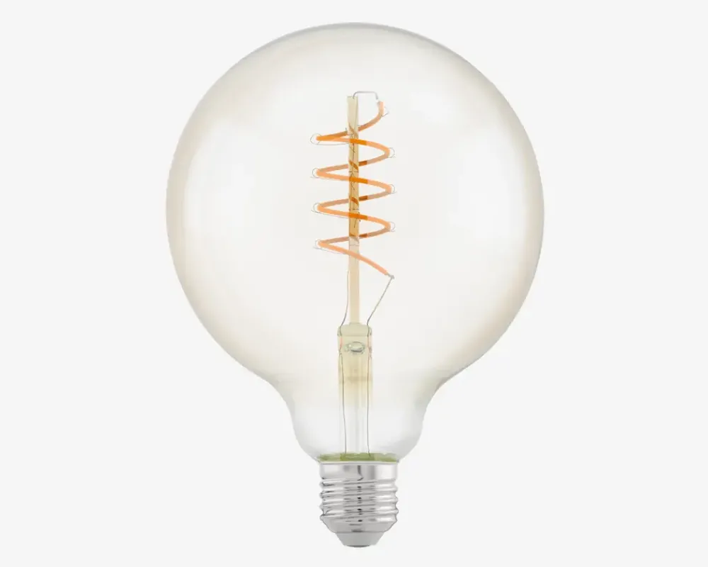Clearance Daells Bolighus Pære Spiral Amber E27 4 Watt