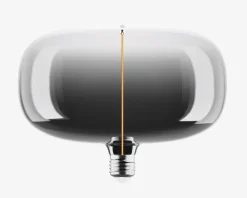 Daells Bolighus Pære Vintage ellipse røgfarvet E27 H.16,5 cm