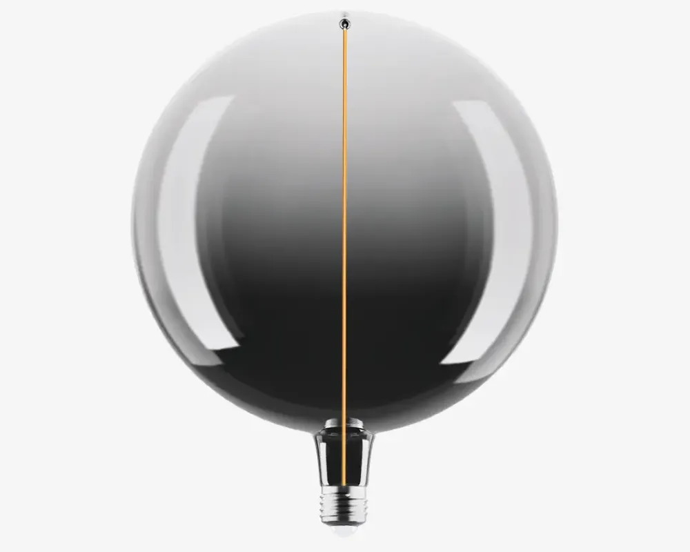 Sale Daells Bolighus Pære Vintage globe røgfarvet E27 H.26 cm