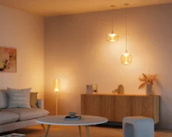 Clearance Daells Bolighus Pære Vintage oval guld E27 H.30 cm