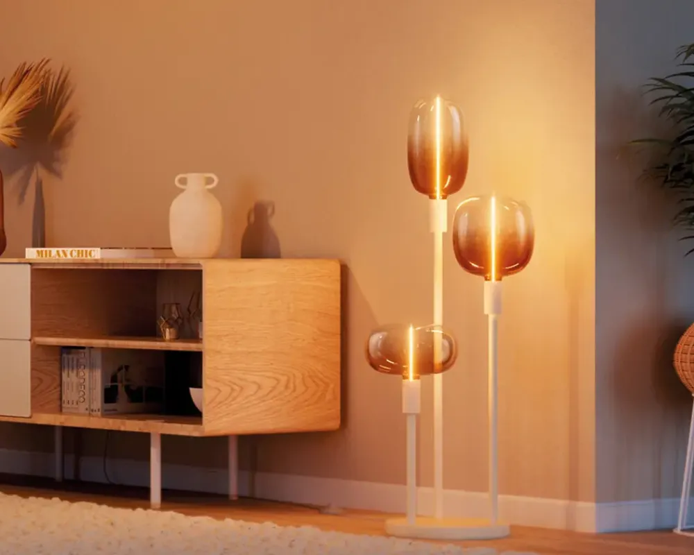 Sale Daells Bolighus Pære Vintage smoke E27 H.37 cm