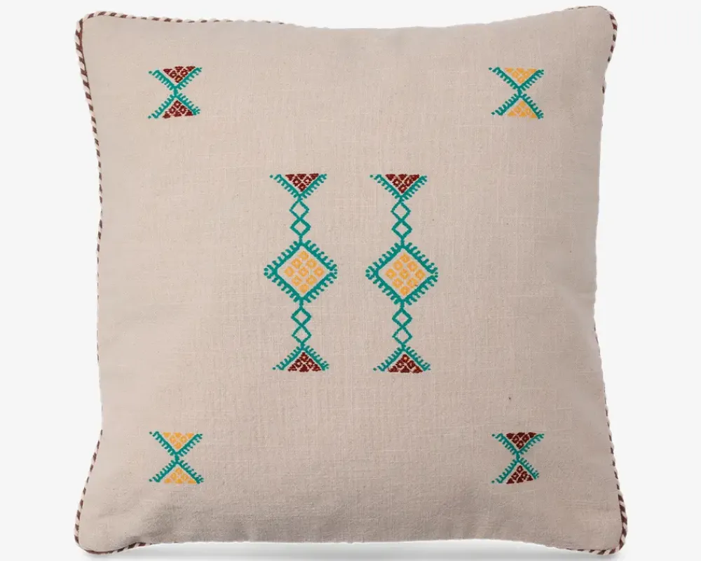 Outlet Daells Bolighus Pude atlas print 45x45 cm