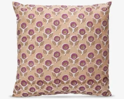 Clearance Daells Bolighus Pude blomster mønster lyserød 45x45 cm