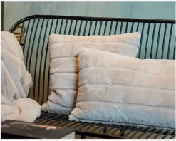 Online Daells Bolighus Pude m/pels beige 50x50 cm