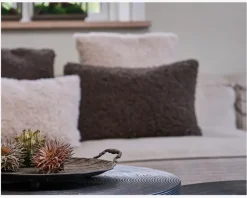 Best Daells Bolighus Pude plys brun 60x40 cm