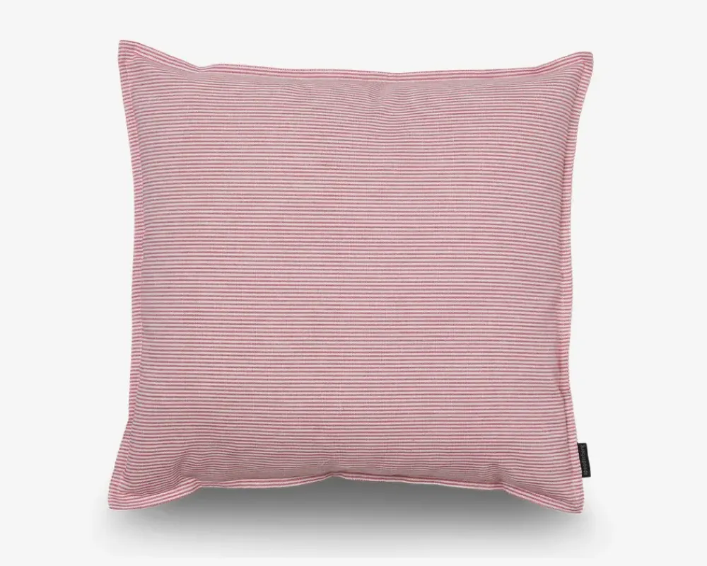 Clearance Daells Bolighus Pude Striber Mørk Rose Bomuld 50x50 cm