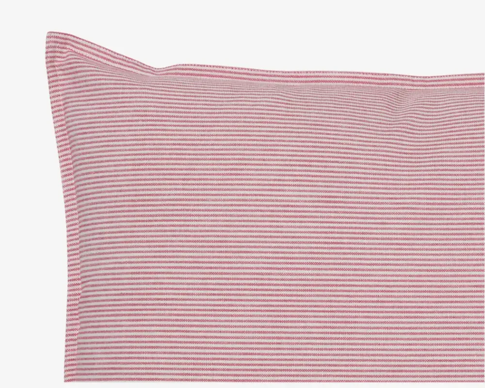 Clearance Daells Bolighus Pude Striber Mørk Rose Bomuld 50x50 cm