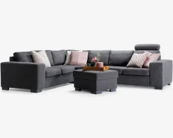 Outlet Daells Bolighus Puf Darling Antracit