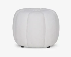 Best Daells Bolighus Puf hvid boucle stof