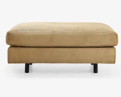 Best Daells Bolighus Puf Motive gul fløjl