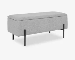 New Daells Bolighus Puf/bænk med opbevaring Grå