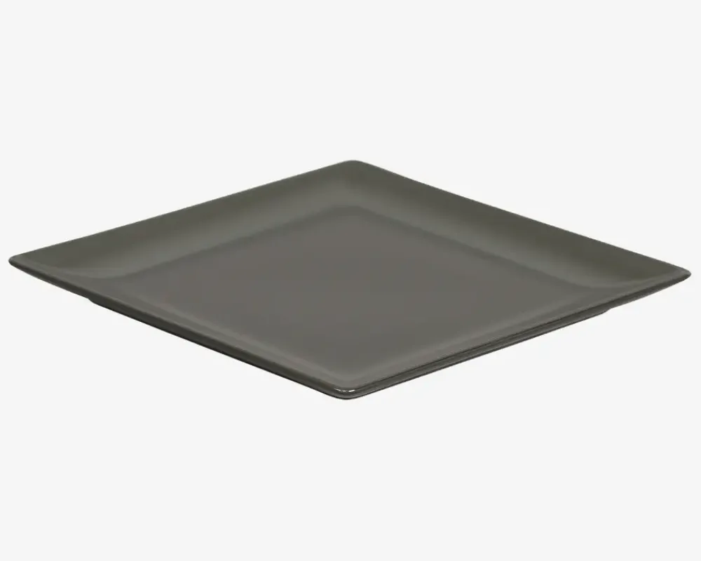 Best Daells Bolighus Quadro Tallerken Flad 26x26 cm Sort