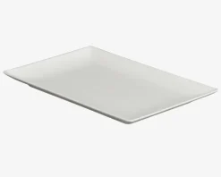 Discount Daells Bolighus Quadro Tallerken Rektangulær 30x20 cm Hvid