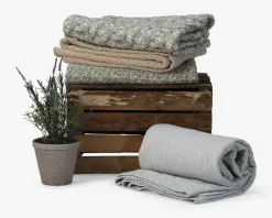 Best Daells Bolighus Quilt Plaid Stribe Sennep Gul