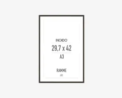 Clearance Daells Bolighus Ramme Røget Eg Slim 29,7 x 42 cm