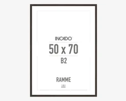 Hot Daells Bolighus Ramme Røget Eg Slim 50 x 70 cm