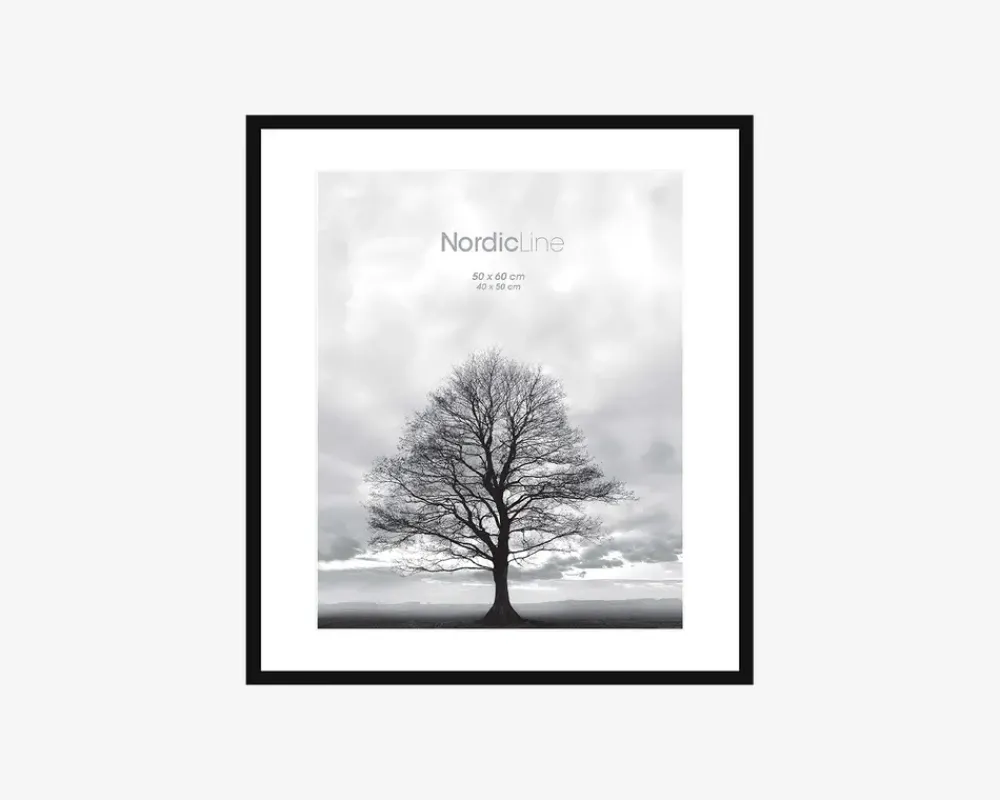 Online Daells Bolighus Ramme Sort Slim 50 x 60 cm